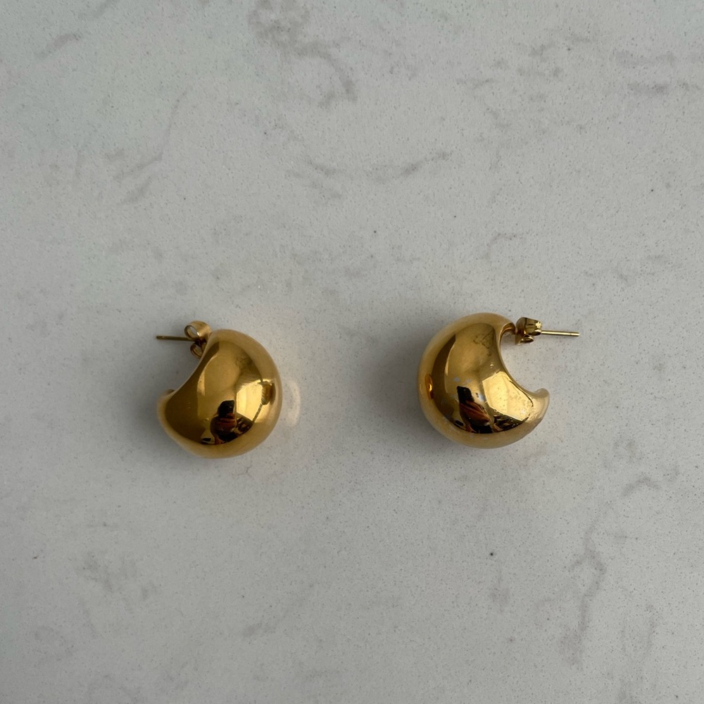 Chunky Gold Hoops